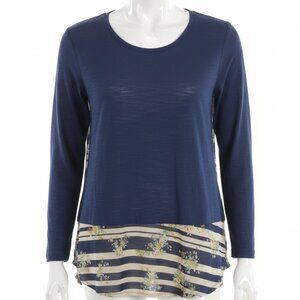 Bobeau Women's bohemian boho blouse Size large